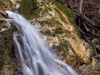 Wolfsschlucht - Wasserfallstufe am Beginn der Schlucht